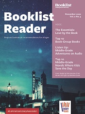 cover of booklist reader with list of contents 