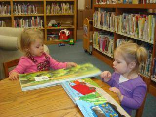 Image of children in the library